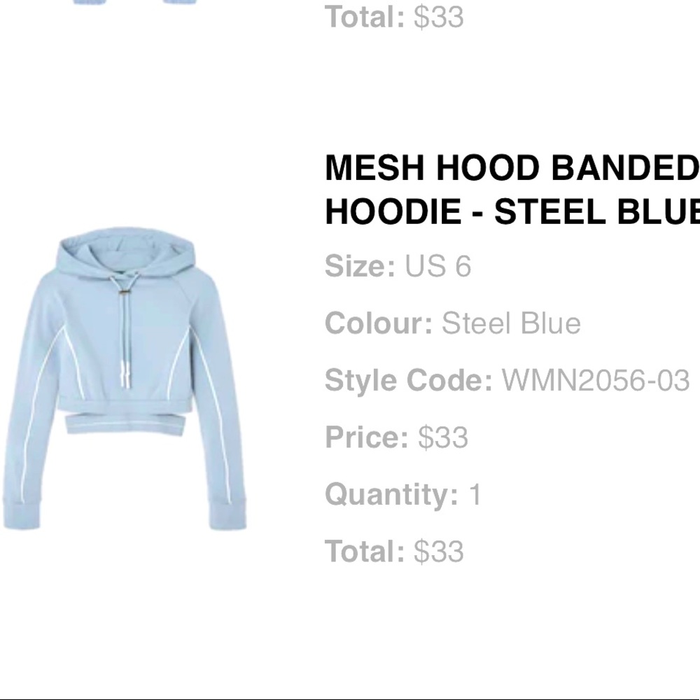 Light blue hoodie maniere de voir